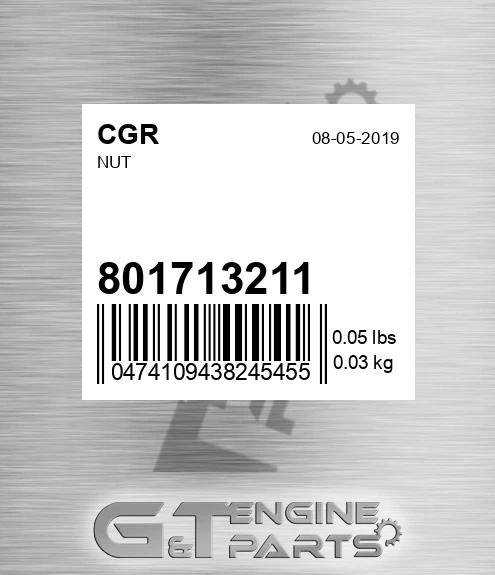 801713211 CGR Nut