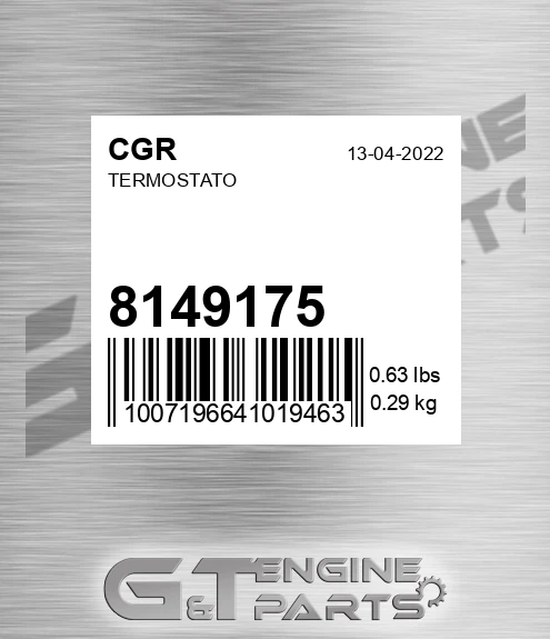 8149175 CGR Termostato