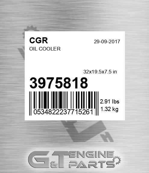 3975818 Oil Cooler