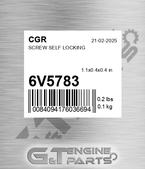 6V5783 CGR Screw Self Locking