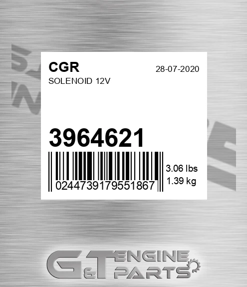 3964621 Solenoid 12v