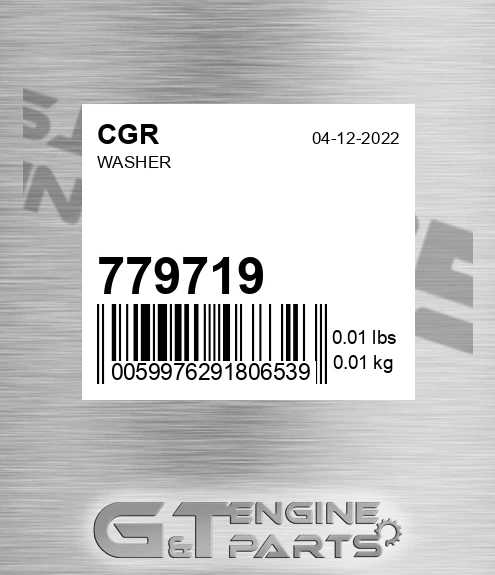 779719 CGR Washer