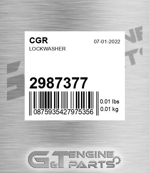2987377 Lockwasher