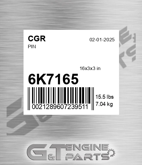 6K7165 CGR Pin