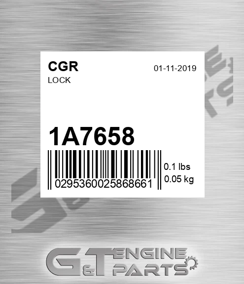 1A7658 Lock