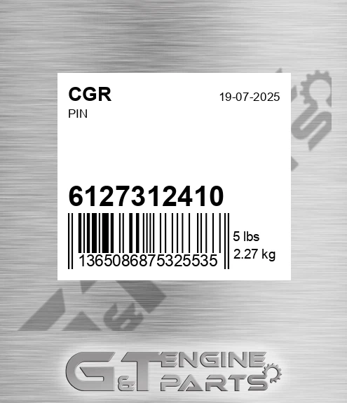 6127312410 Pin for CGR