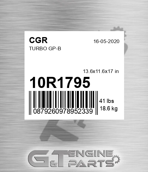 10R1795 CGR Turbo Gp-b