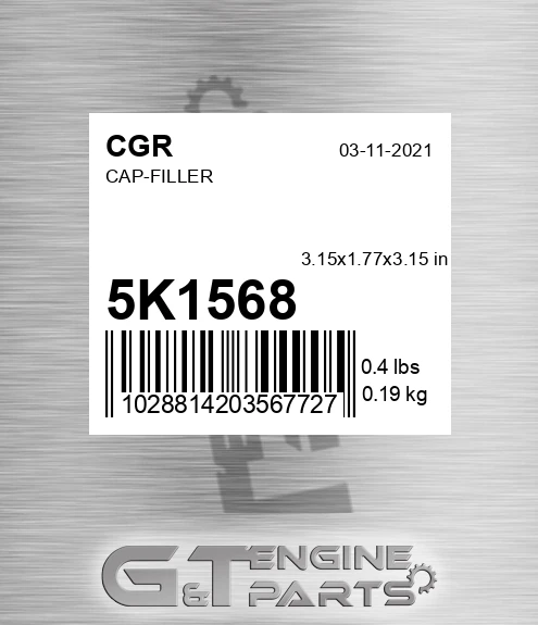 5K1568 CGR Cap-filler