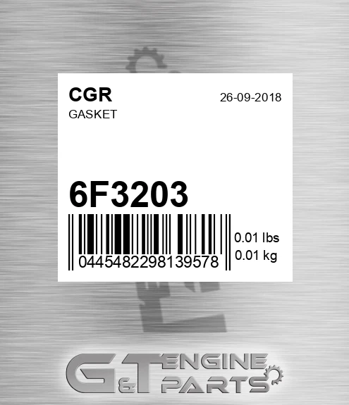 6F3203 Gasket