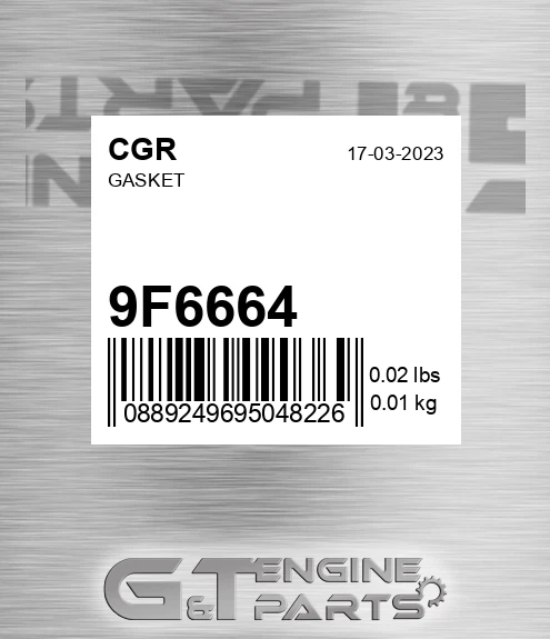 9F6664 Gasket