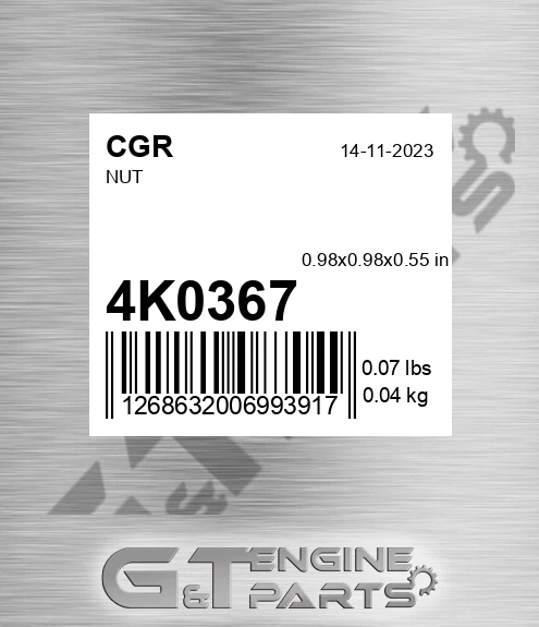 4K0367 CGR Nut