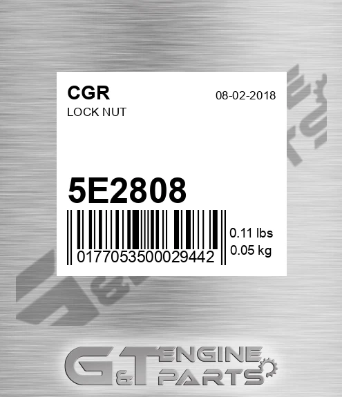 5E2808 Lock Nut