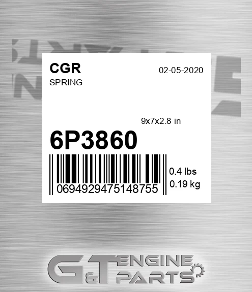 6P3860 CGR Spring