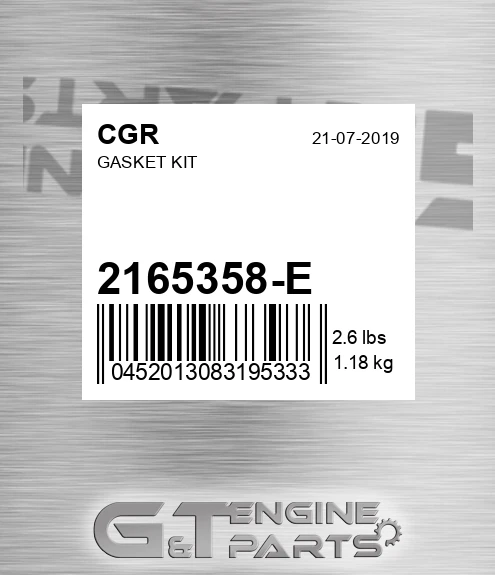 2165358-E Gasket Kit