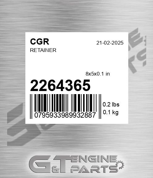 2264365 Retainer for CGR