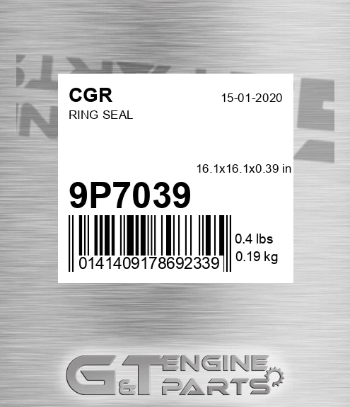 9P7039 Ring Seal