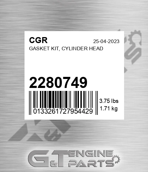 2280749 Gasket Kit, Cylinder Head