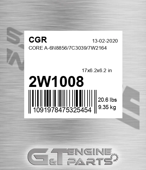 2W1008 Core A-6n8856/7c3039/7w2164