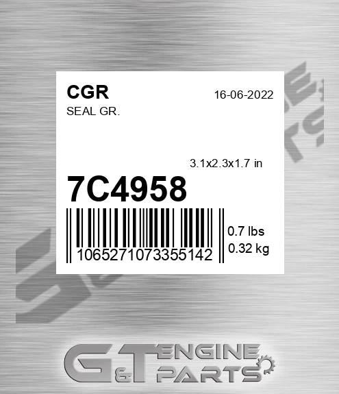 7C4958 Seal Gr.