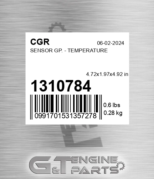 1310784 Sensor Gp. - Temperature