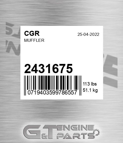 2431675 CGR Muffler