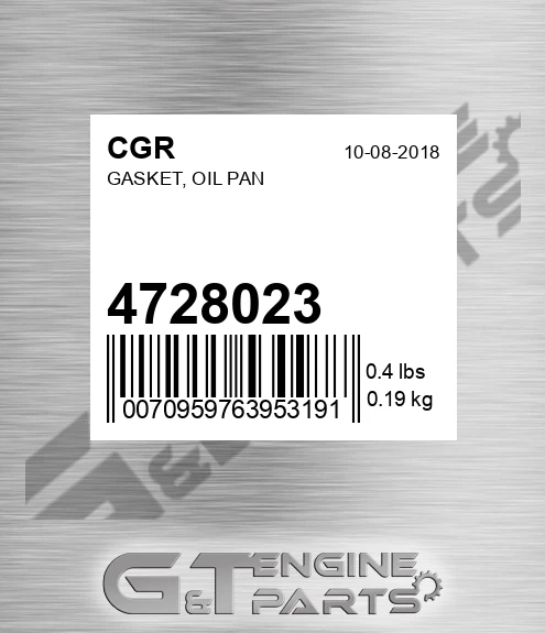 4728023 Gasket, Oil Pan