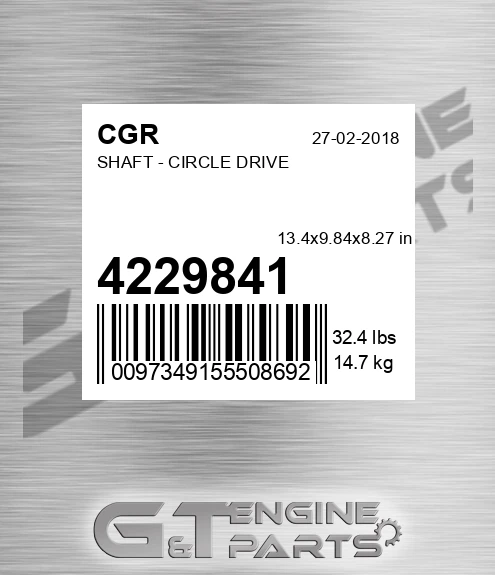 4229841 Shaft - Circle Drive