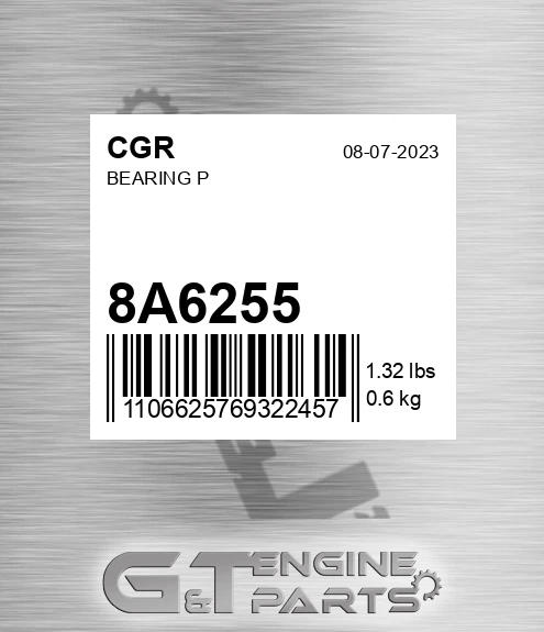 8A6255 Bearing P