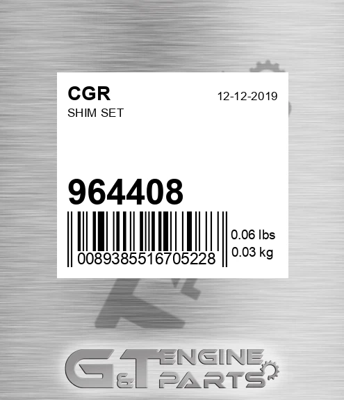 964408 Shim Set