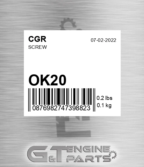OK20 Screw