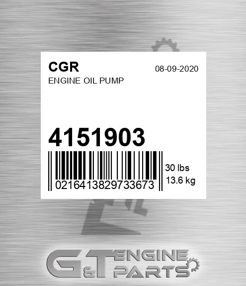 4151903 Engine Oil Pump