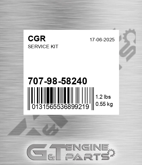 707-98-58240 Service Kit