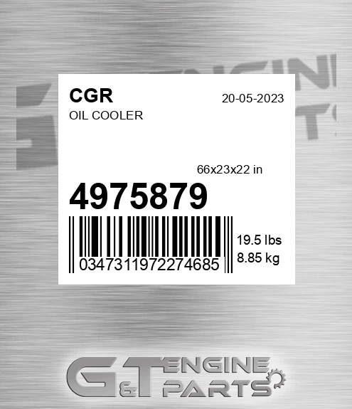4975879 Oil Cooler