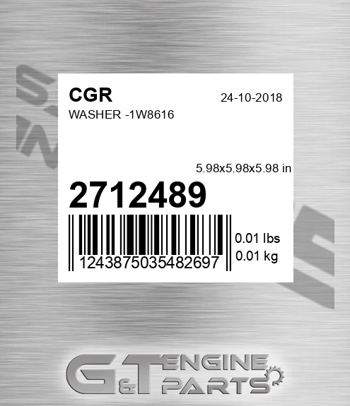 2712489 CGR Washer -1w8616