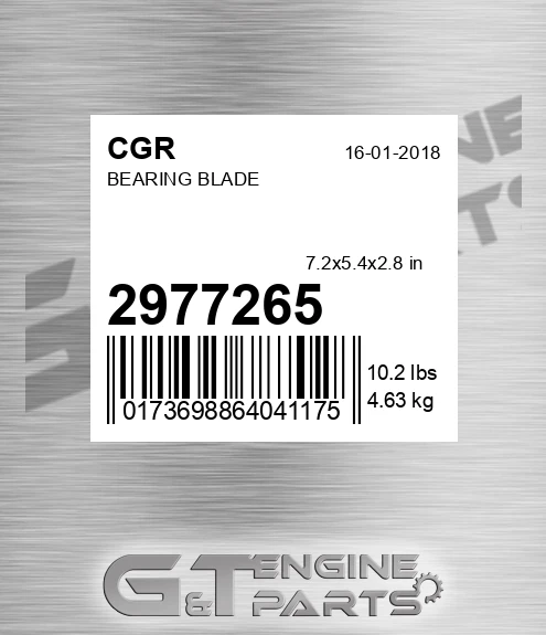 2977265 Bearing Blade