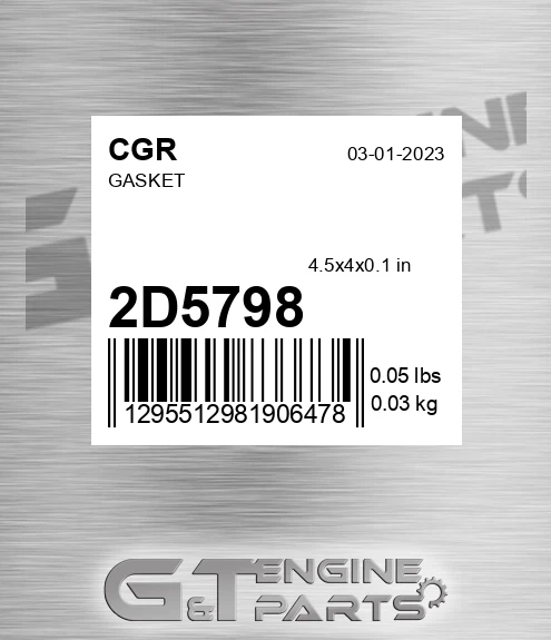 2D5798 Gasket