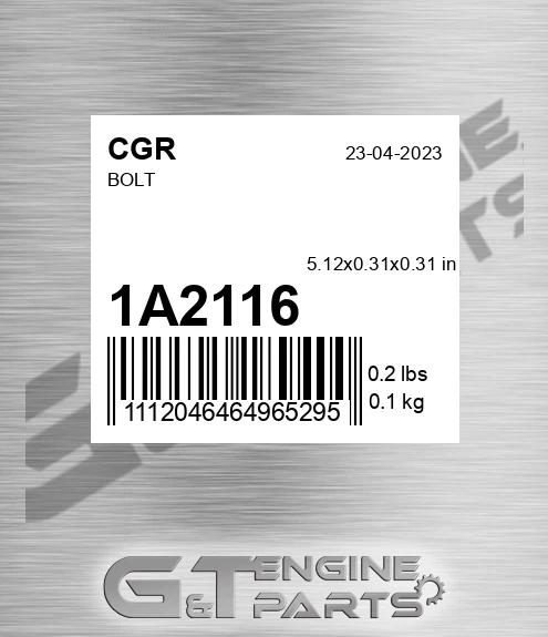 1A2116 Bolt