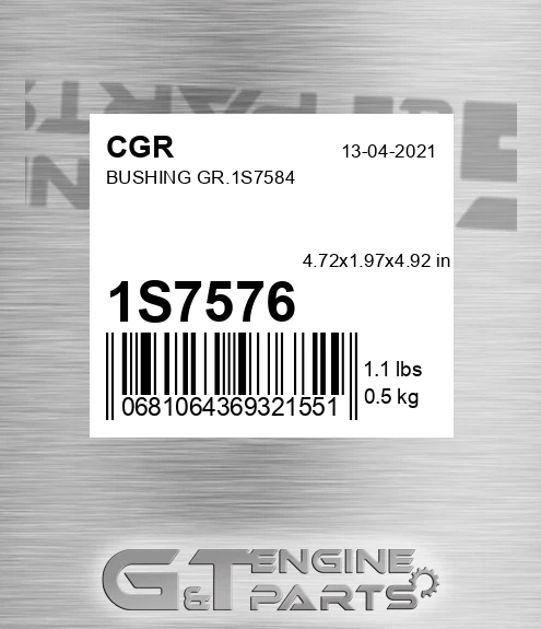 1S7576 CGR Bushing Gr.1s7584
