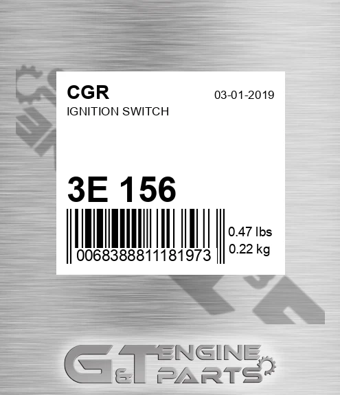 3E+156 Ignition Switch