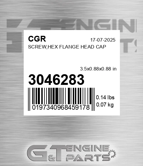 3046283 Screw,hex Flange Head Cap
