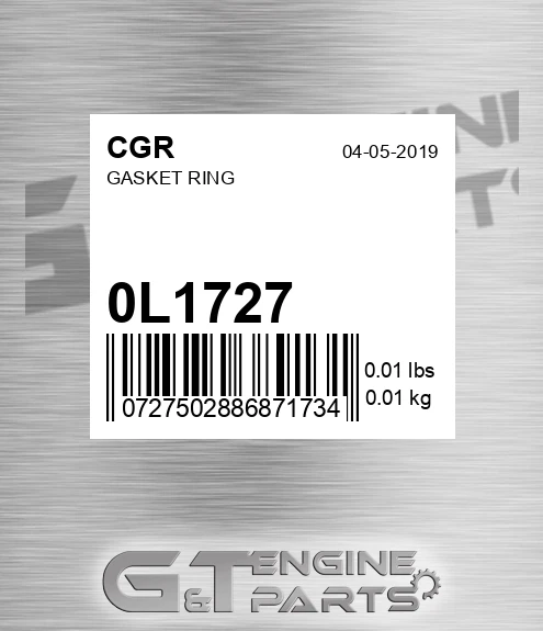0L1727 CGR Gasket Ring