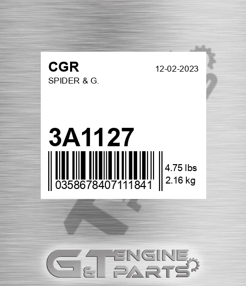 3A1127 CGR Spider & G.