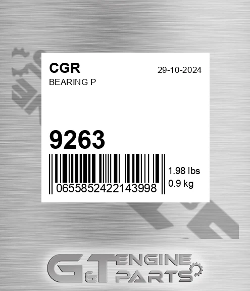 9263 Bearing P