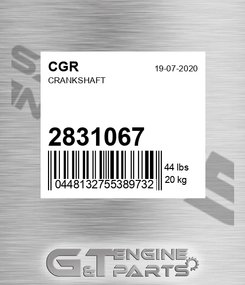 2831067 Crankshaft