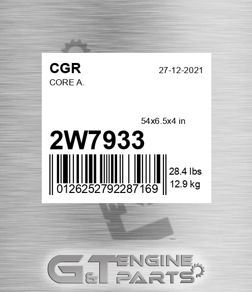 2W7933 Core A.