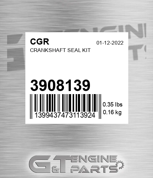 3908139 Crankshaft Seal Kit