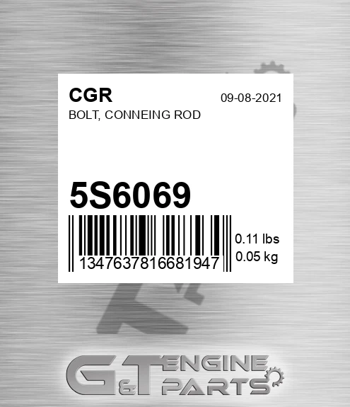 5S6069 Bolt, Conneing Rod