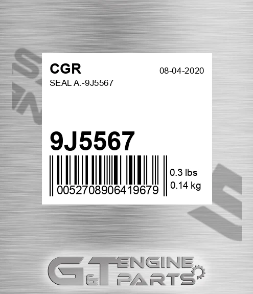 9J5567 Seal A.-