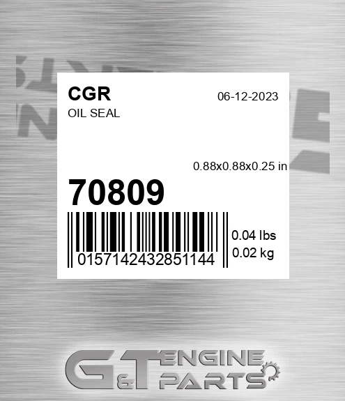70809 CGR Oil Seal