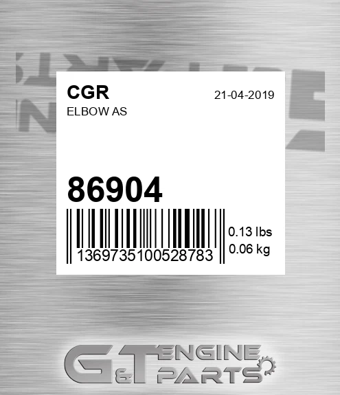86904 CGR Elbow As